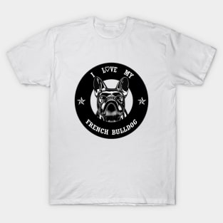 Vintage French Bulldog Retro Style Dog Lovers T-Shirt